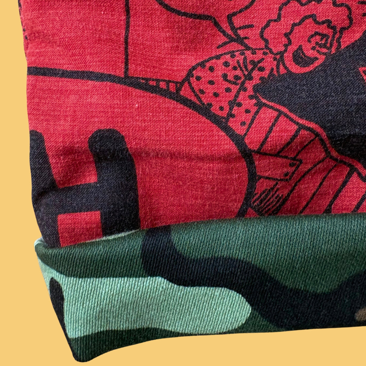 Cosy Turn-Up Trousers - Age 5-6 Comic Print